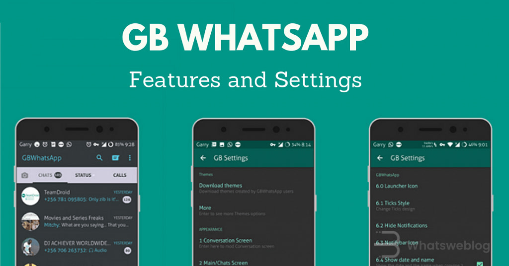 What are the features of GB Whatsapp